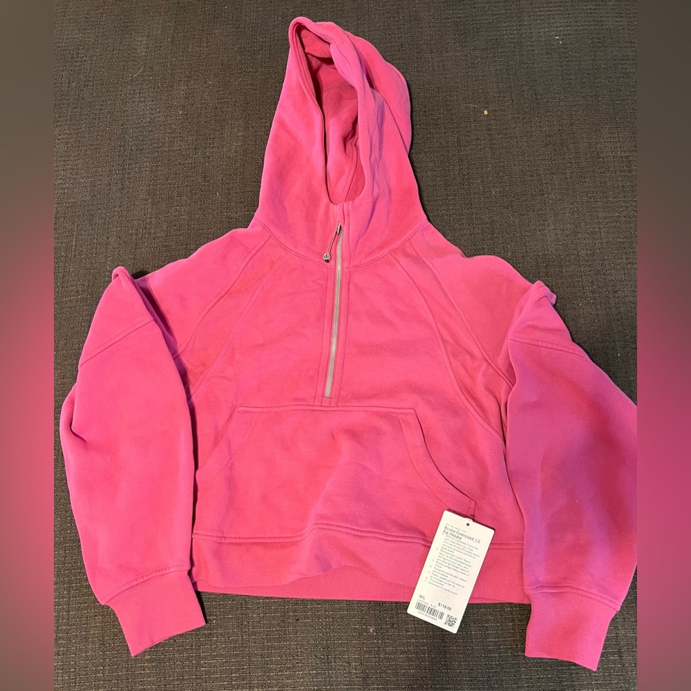 Lululemon 1/2 Zip oversized scuba hoodie